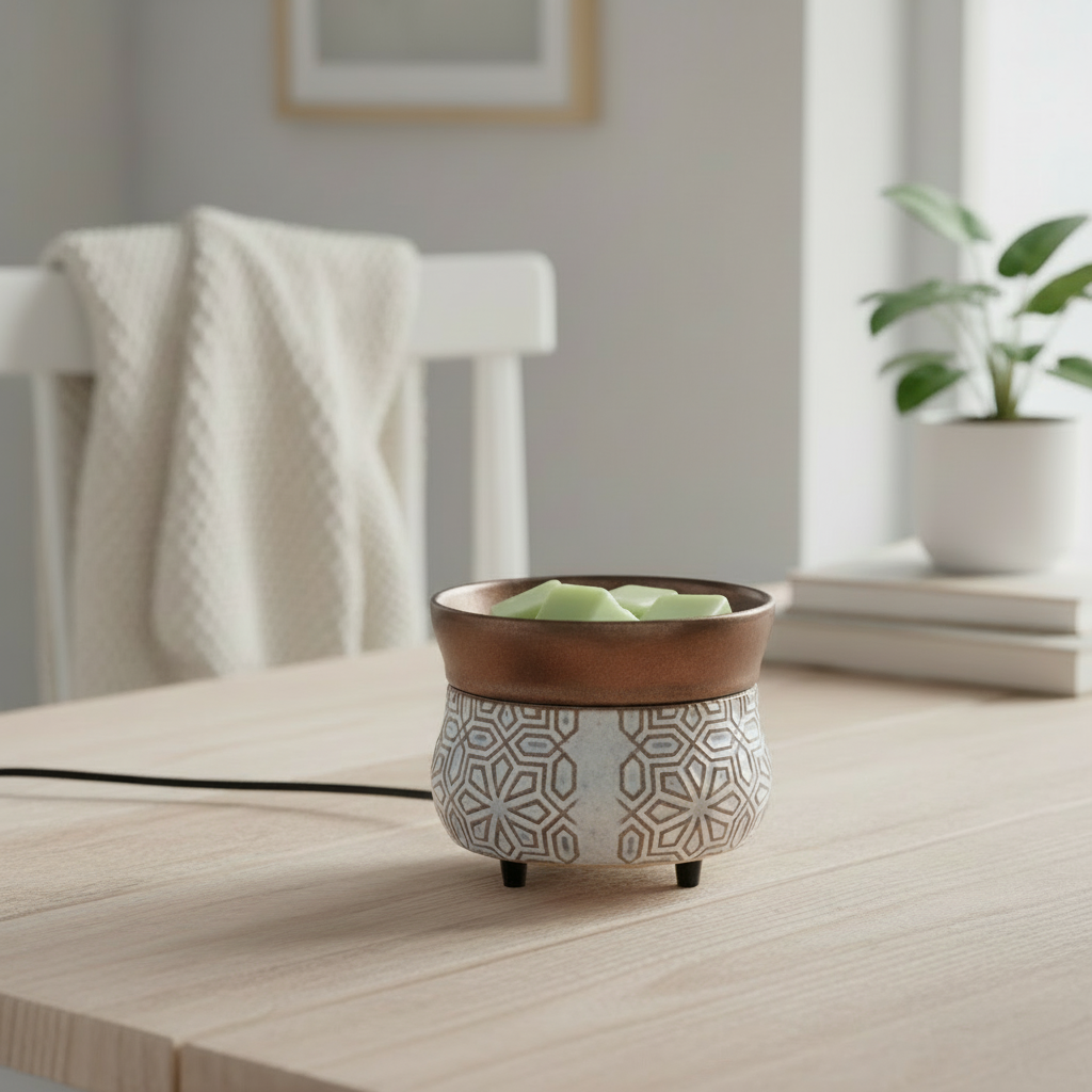 BRONZE GEOMETRIC 2in1 Classic Aroma Warmer
