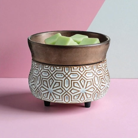 BRONZE GEOMETRIC 2in1 Classic Aroma Warmer