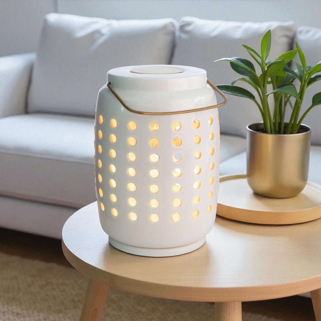 Duftlampe CHELSEA – Hvid, Elektrisk - Eliora ApS