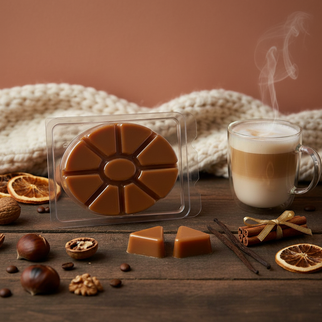 Eliora duftvoks med nødder og varme noter – håndlavet voks fra Danmark