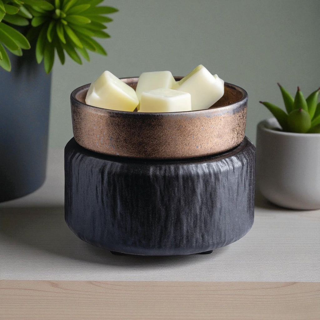 PRIMITIVE BLACK 2 - i - 1 Duftlampe – Klassisk Sort - Eliora ApS