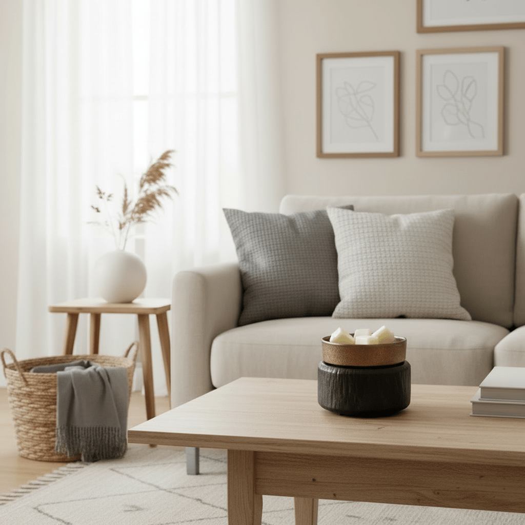 PRIMITIVE BLACK 2 - i - 1 Duftlampe – Klassisk Sort - Eliora ApS