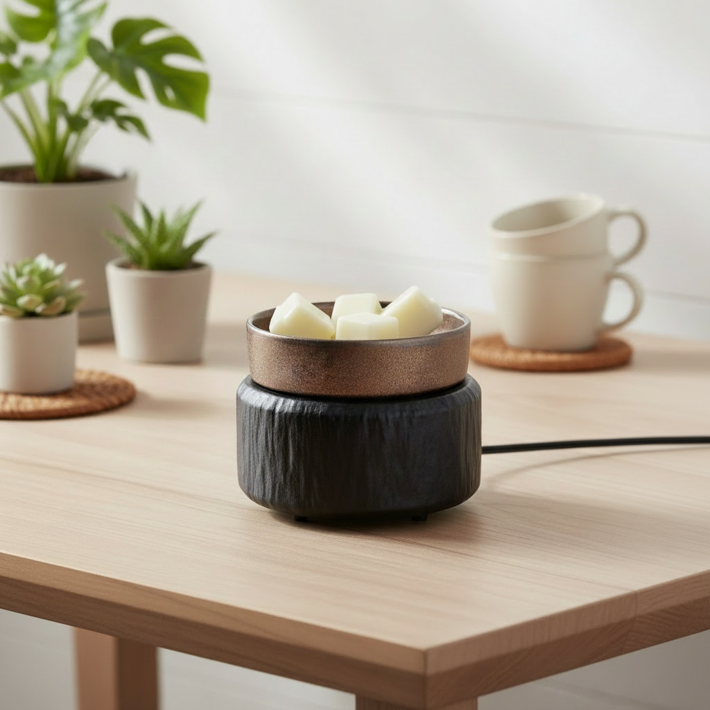 PRIMITIVE BLACK 2-i-1 Duftlampe – Klassisk Sort