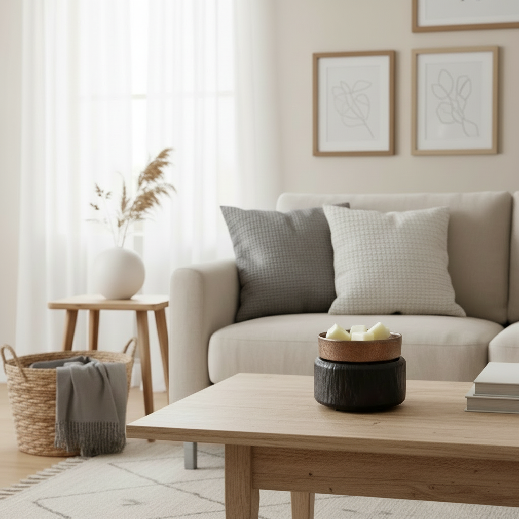 PRIMITIVE BLACK 2-i-1 Duftlampe – Klassisk Sort