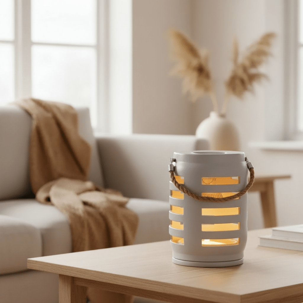 SHUTTER LANTERN Duftlampe – Grå, Elektrisk - Eliora ApS