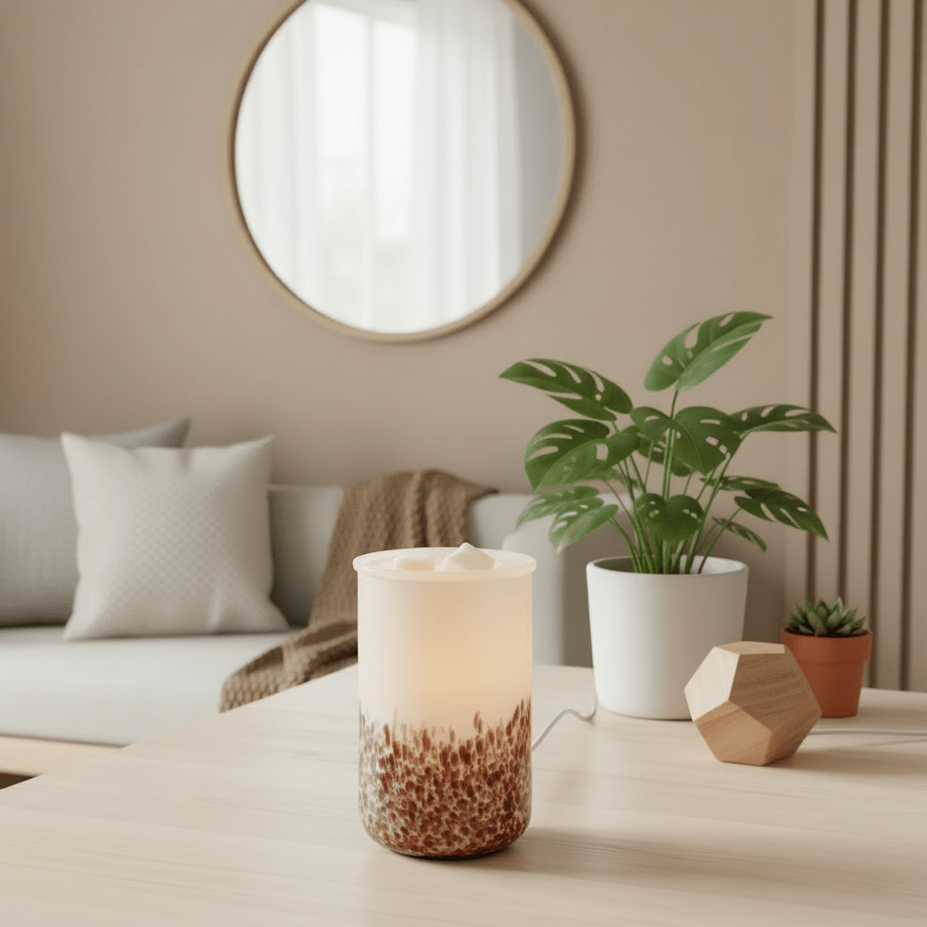 TIGER SHELL Duftlampe – Elektrisk Glasdesign - Eliora ApS