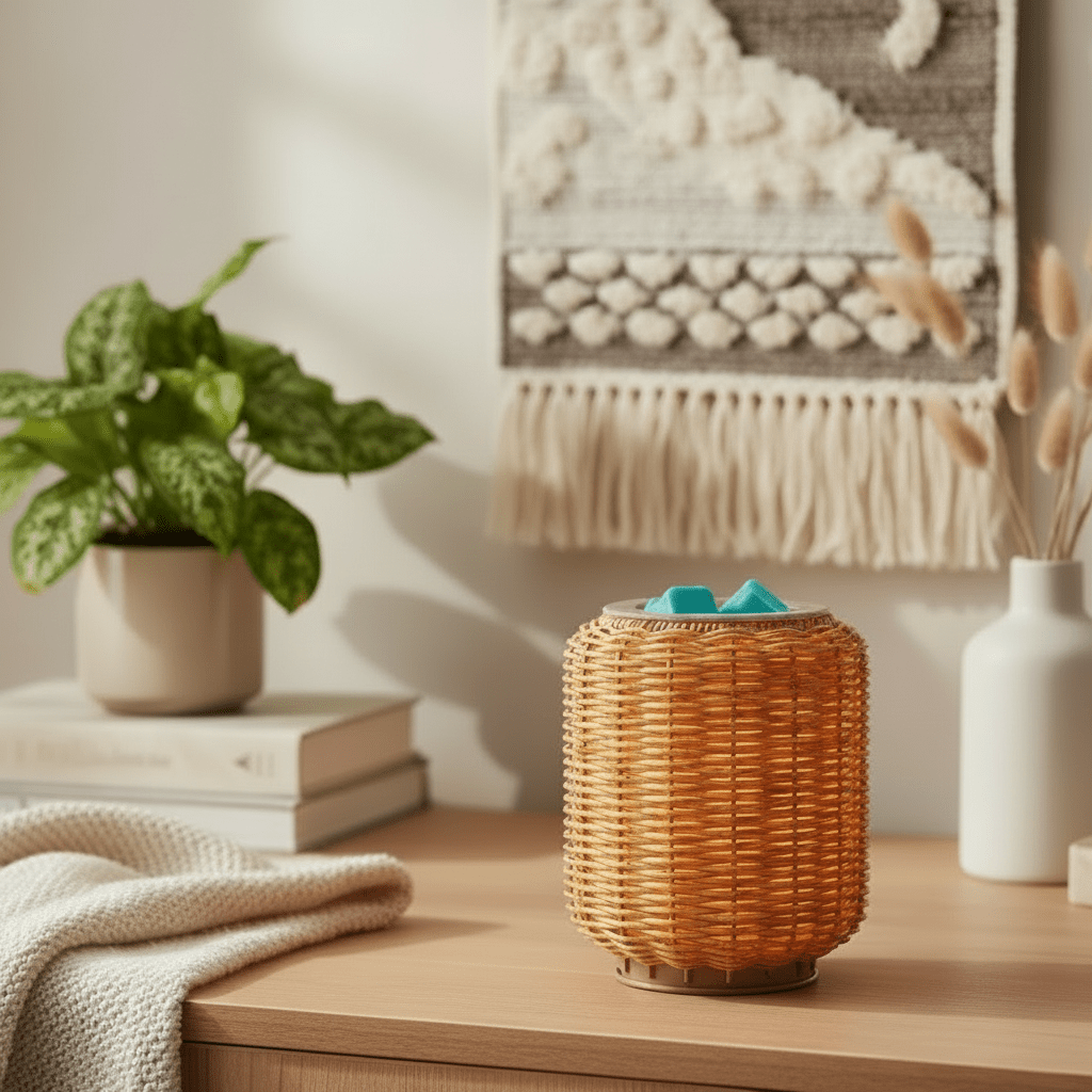 WICKER LANTERN Duftlampe – Elektrisk - Eliora ApS